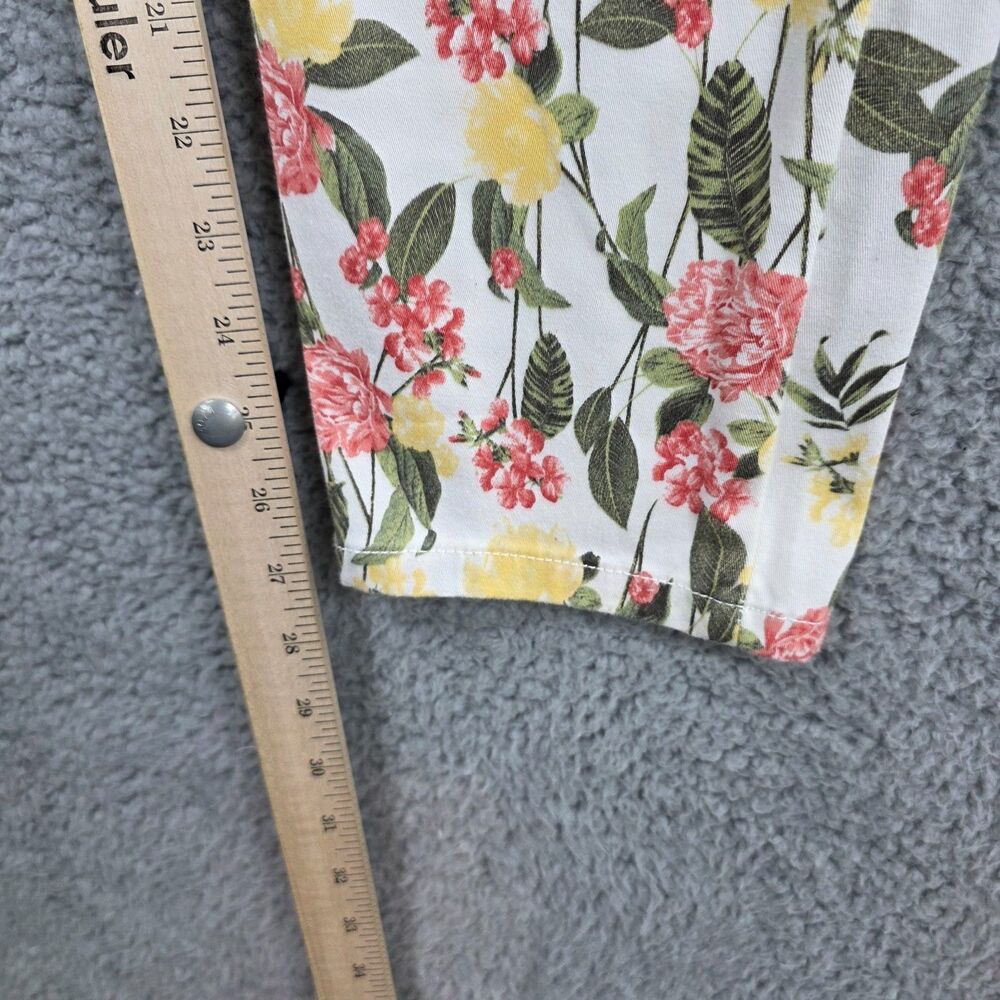 2 Pairs of Charter Club Bristol Floral Print Skinny Ankle Jeans Size 12 - Picture 8 of 11